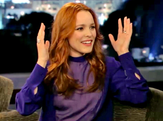Rachel McAdams, Jimmy Kimmel Rachel McAdams, Jimmy Kimmel
